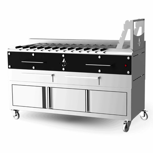 Grelhador a carvão - K12SF - ROASTER OVENS N´GRILLS - de piso / para cozinha profissional / em aço inoxidável