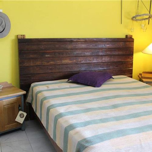 Cabeceira para cama de casal - 20.66 - El roure vell - de estilo rústico / em madeira