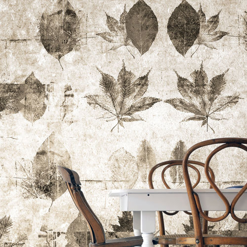 Papel de parede contemporâneo - AUTUMN - INSTABILE LAB - com natureza / com motivos impressos