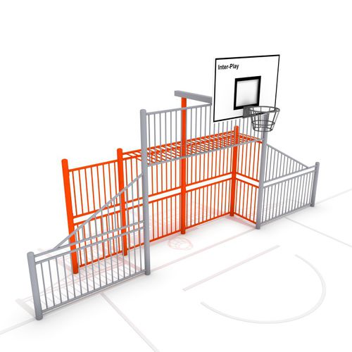 Quadra de futebol para espaço público - GATE 2 - Inter System - modular para crianças pequenas