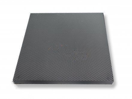 Painel de isolamento acústico para parede - MESH - DECIBEL PLC - para piso / em tela / retangular