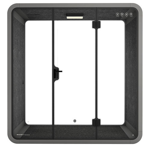 Cabine de concentração e privacidade acústica - L - Soundbox acoustic Tech CO.,LTD - com vidro