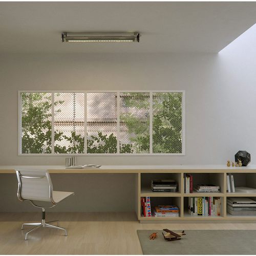 Plafon contemporâneo - BRUEGHEL - Sammode Studio - tubular / em alumínio anodizado / em PMMA