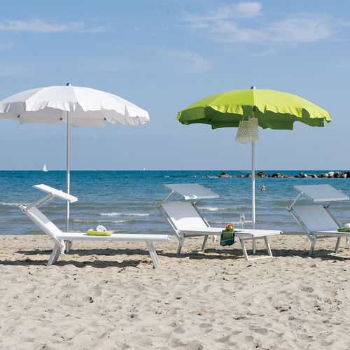 Ombrelone redondo - SILICE SEASIDE - Eredi di Pozza, IL PARCO - central / em tecido / em alumínio