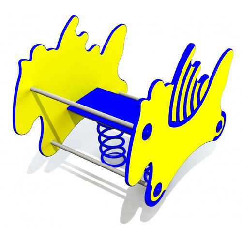 Gangorra de mola em material plástico - PEGASUS  - Tiptiptap - animal / de 2 lugares
