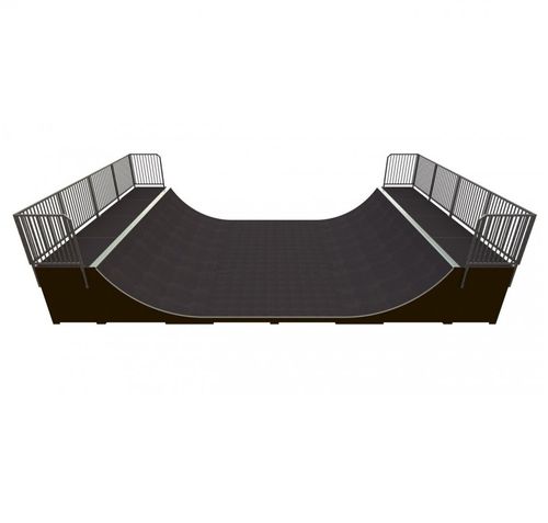 Minirrampa para skatepark - MR 01 - Tiptiptap - em asfalto / em concreto