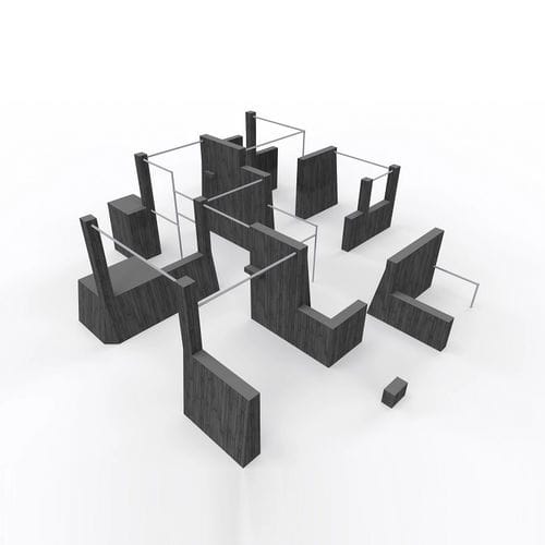 Circuito de obstáculos para parque infantil - PARKOUR PRO M  - Tiptiptap - para ambiente externo