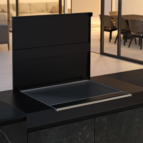 Churrasqueira a carvão - Novara Outdoor Kitchens - da linha comercial / de instalação livre / de embutir