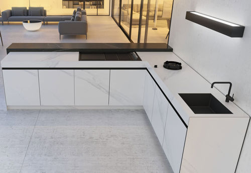 Cozinha para ambiente externo - N2 DEKTON AURA - Novara Outdoor Kitchens - contemporânea / em pedra reconstituída / metálica