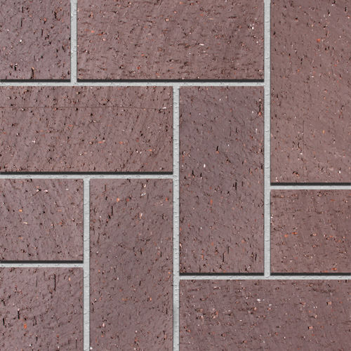 Bloco de pavimentação em argila - COMMON SPLIT SERIES - Pacific Clay Products - para ambiente externo / texturizado / transitável