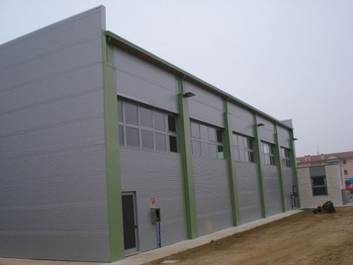 Painel sanduíche para parede - ALUTECH WALL - Alubel - face metálica / núcleo de poliuretano (PUR)