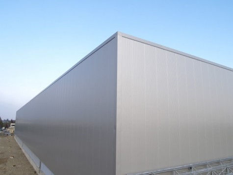 Painel sanduíche para revestimento de fachada - ALUTECH WAND - Alubel - face metálica / núcleo de poliuretano (PUR)