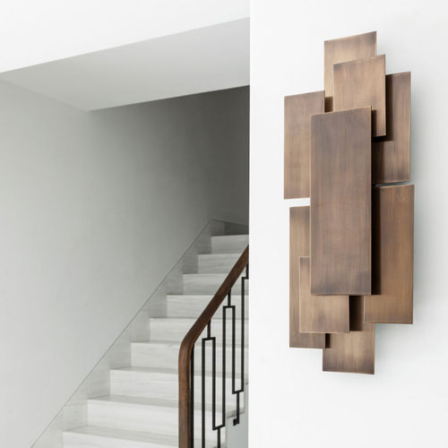 Arandela contemporânea - PARNES - ANAKTAE - para ambiente interno / em latão / em aço inoxidável