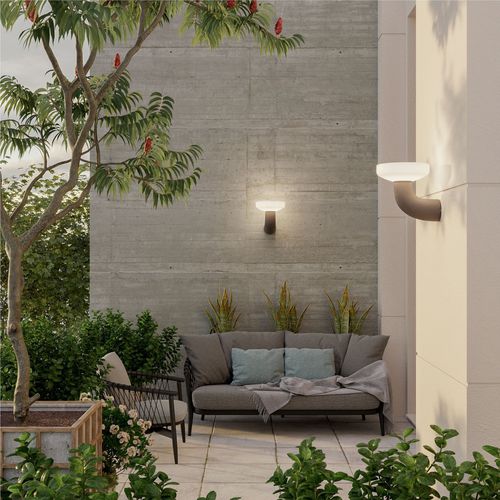 Arandela contemporânea - PAQUITA  - NEWGARDEN - para ambiente externo / em polietileno / curva