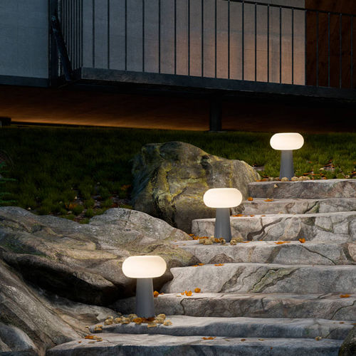 Poste balizador de iluminação de jardim - PEPITA - NEWGARDEN - contemporâneo / metálico / solar