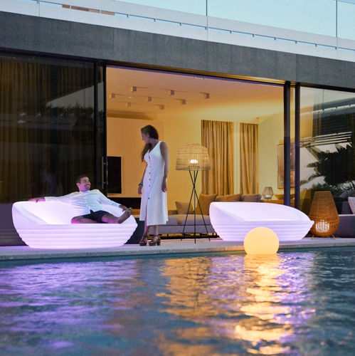 Sofá contemporâneo - FORMENTERA - NEWGARDEN - para ambiente externo / com iluminação / com bateria recarregável