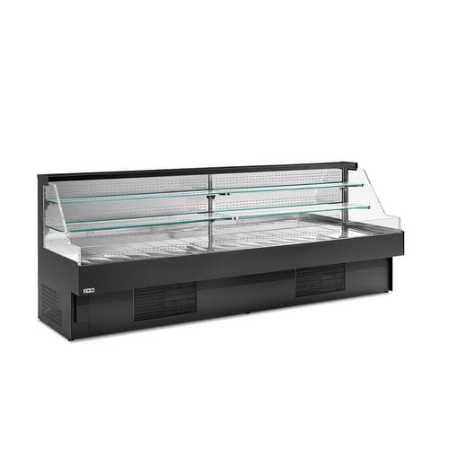 Vitrina refrigerada de estante - FUJIYAMA - ZOIN - para loja / para restaurante / em aço inoxidável
