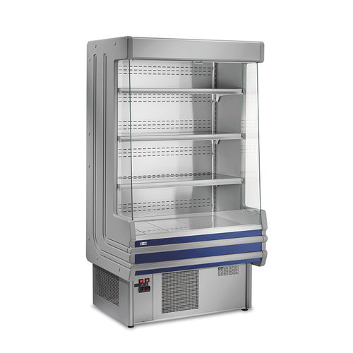 Vitrina refrigerada de estante - DANNY - ZOIN - para loja / em aço inoxidável / sem portas