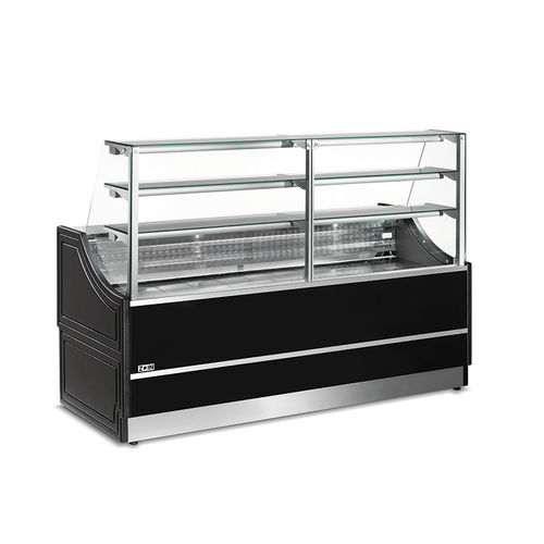 Vitrina refrigerada tipo balcão - ORLEANS - ZOIN - de estante / para confeitaria / em aço inoxidável