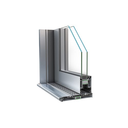 Perfil de janela em alumínio - SL2700  - ALUMINCO - com isolamento térmico