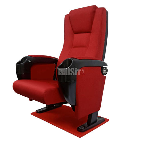 Poltrona de cinema em tecido - UA-638Y - Usit Seating - em polipropileno / para teatro / vermelha
