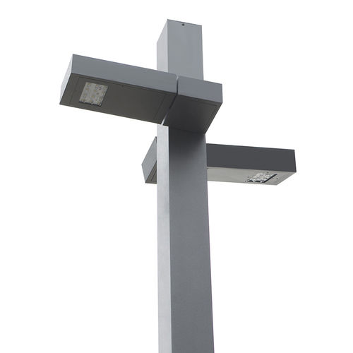 Poste de iluminação pública - BLOCCO - BAYLED LED LIGHTING - contemporâneo / em alumínio / em vidro