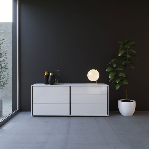 Cômoda contemporânea - MODE 170 - ITALIANELEMENTS - em MDF laqueado / em laminado melamínico / retangular