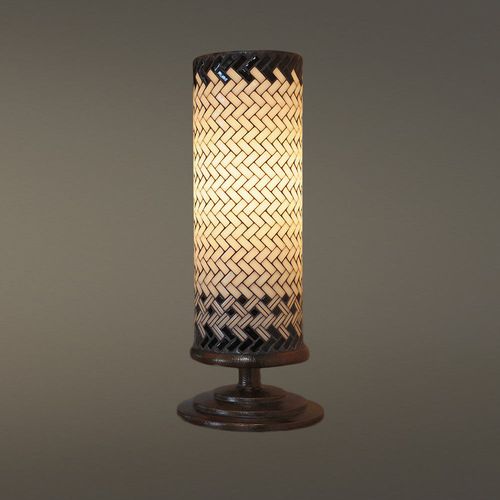 Luminária de mesa - CYLINDER - Hilliard - em bronze / em vidro / clássica