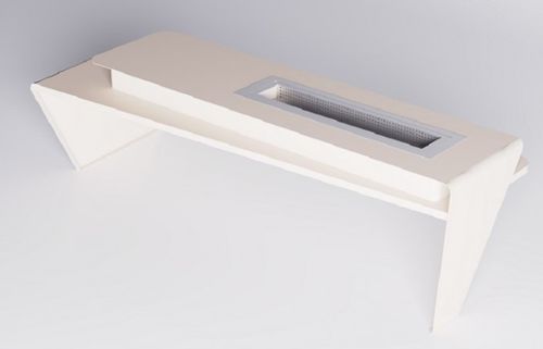 Lareira ecológica a bioetanol - COMBUSTIO - Trackdesign - de instalação livre / de piso / de centro