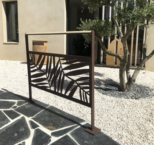 Barreira de proteção - NATURA  - Trackdesign - fixa / em aço Corten / para espaço público