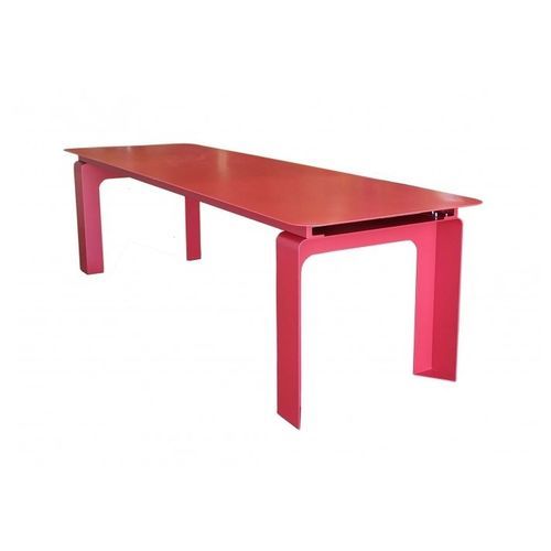 Mesa contemporânea - GANIMEDE - Trackdesign - em aço pintado / em aço Corten / com base em aço pintado