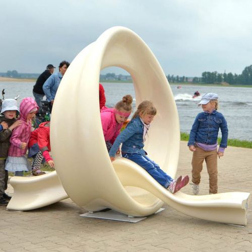 Escorregador reto - CITY ALPHABET  Q - Astrini Design - para parque infantil