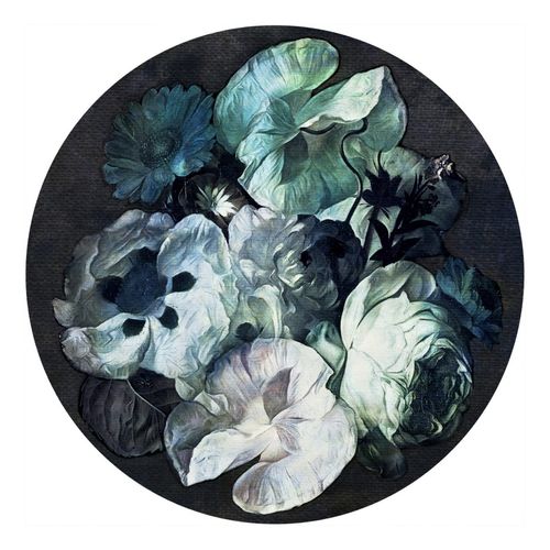 Carpete tufado - FLEUR - La Aurelia Design - sintético / floral / branco