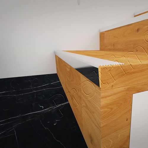 Testeira de degrau em alumínio anodizado - PRO-STAIR BASIC - Protrim Building Systems - de liga de alumínio / antiderrapante