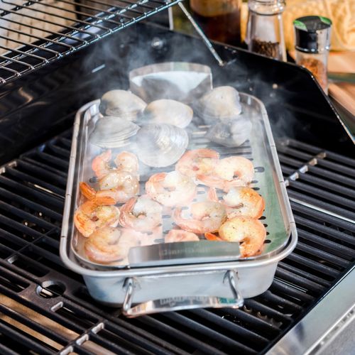 Chapa de cocção a gás - GRILL+® - CHARBROIL - de jardim / portátil