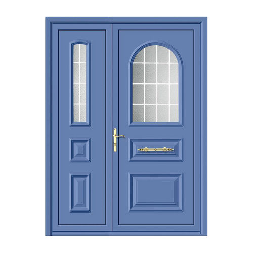 Porta de entrada - VESTA - ALUPORTA - em alumínio / de abrir / com vidro