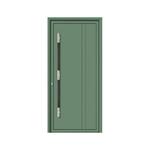 Porta de entrada - EVOLUCION : CRIPTON - ALUPORTA - em alumínio / em aço inoxidável / em PVC