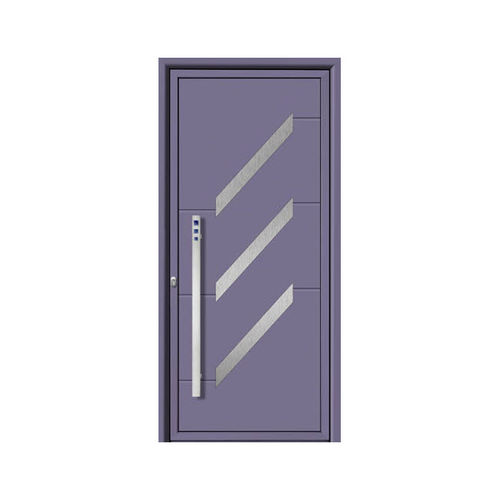 Porta de entrada - EVOLUCION : ESTAÑO  - ALUPORTA - em alumínio / em aço inoxidável / em PVC