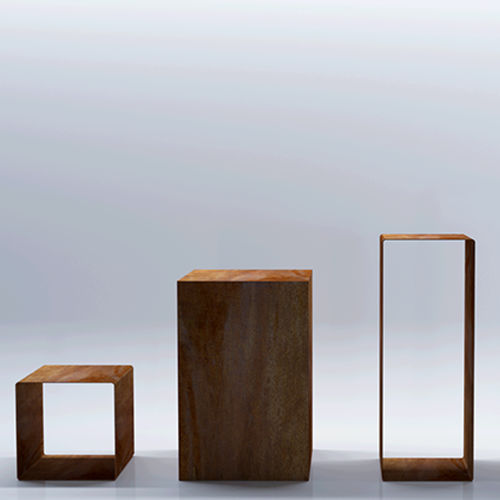 Coluna de design original - RUSTY COLUMN - Feel Green - em ferro / de jardim / sob medida