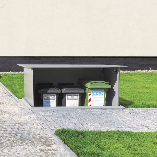 Resguardo para lixeira da linha residencial - HideOUT 3-phase - Dukin d.o.o. - de reciclagem / em alumínio / em aço revestido a pó
