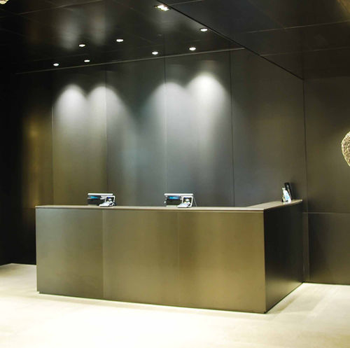 Chapa decorativa - INOXTEEL - DSP Co., Ltd. - plana / em inox / polida