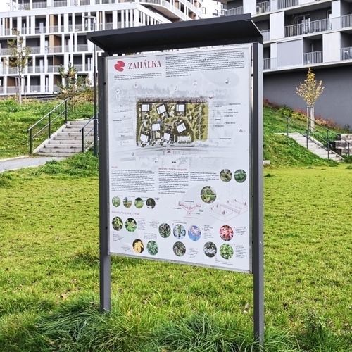 Painel de informações para espaço público - UNITAB - STREETPARK s.r.o.
