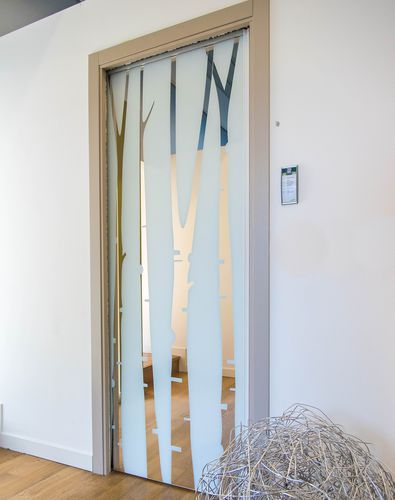 Revestimento para porta em vidro - Premium Sliding Doors - sob medida