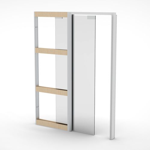 Sistema deslizante para porta de vidro de correr - FRAMELESS GLASS CAVITY FRAME - Premium Sliding Doors