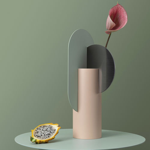 Vaso contemporâneo - Yermilov  - NOOM - em latão / em cobre / em aço pintado