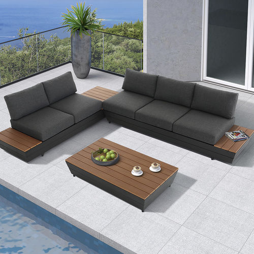Sofá de canto - H-HM5128 - Howvin outdoor furtniture - contemporâneo / para ambiente externo / em tecido acrílico