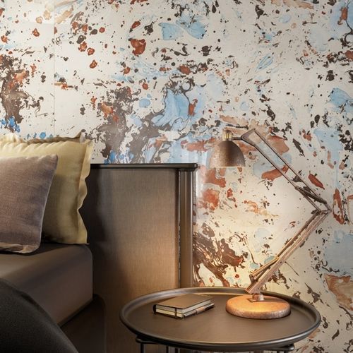 Placas de revestimento em grés porcelanato - BASE CORALLO - CEDIT - brilhante / para ambiente interno / para sala