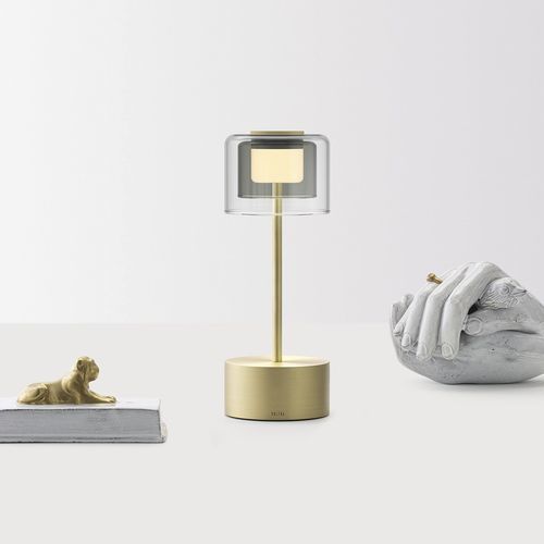 Luminária de mesa - HEMERA - METRIOS - Voltra Lighting - metálica / em vidro borossilicato / contemporânea