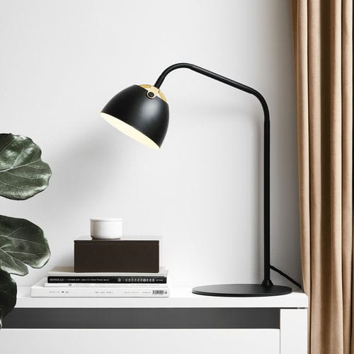 Luminária de mesa - OSLO - Halo Design - metálica / em carvalho / de design escandinavo