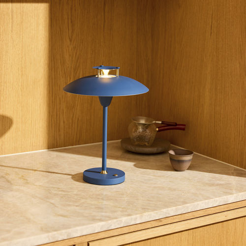 Luminária de mesa - STEPP 1-2-3 - Halo Design - metálica / de design industrial / com bateria recarregável